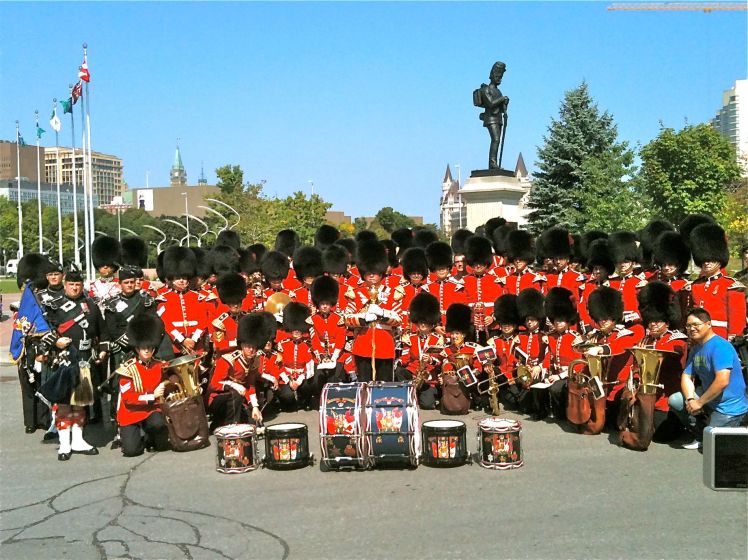 CG Band with Drum Major Peet