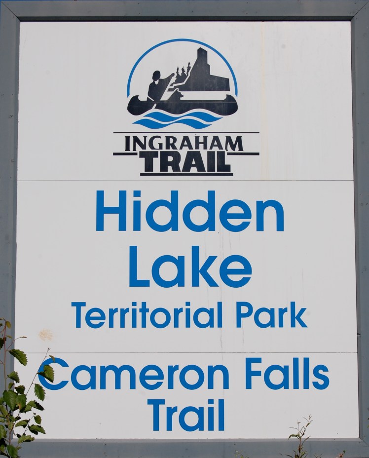 Cameron Falls Sign