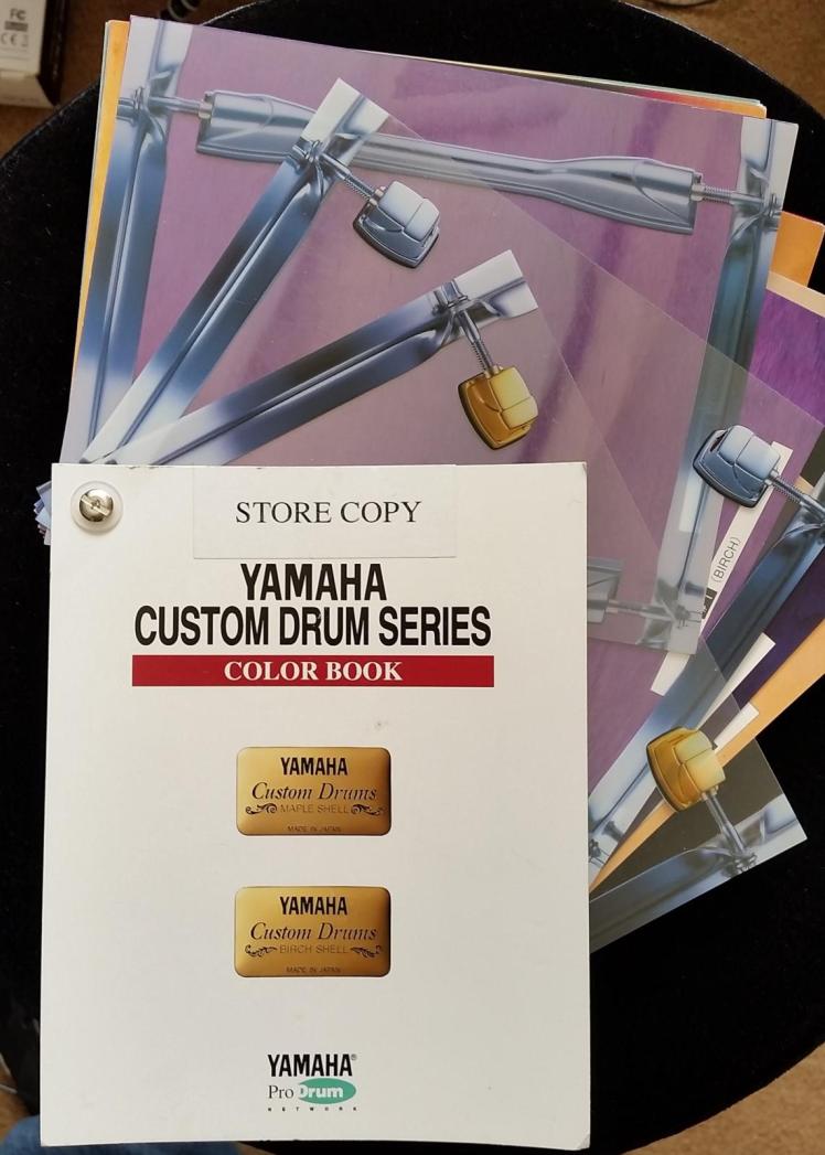 Yamaha Custom Drums Color Book